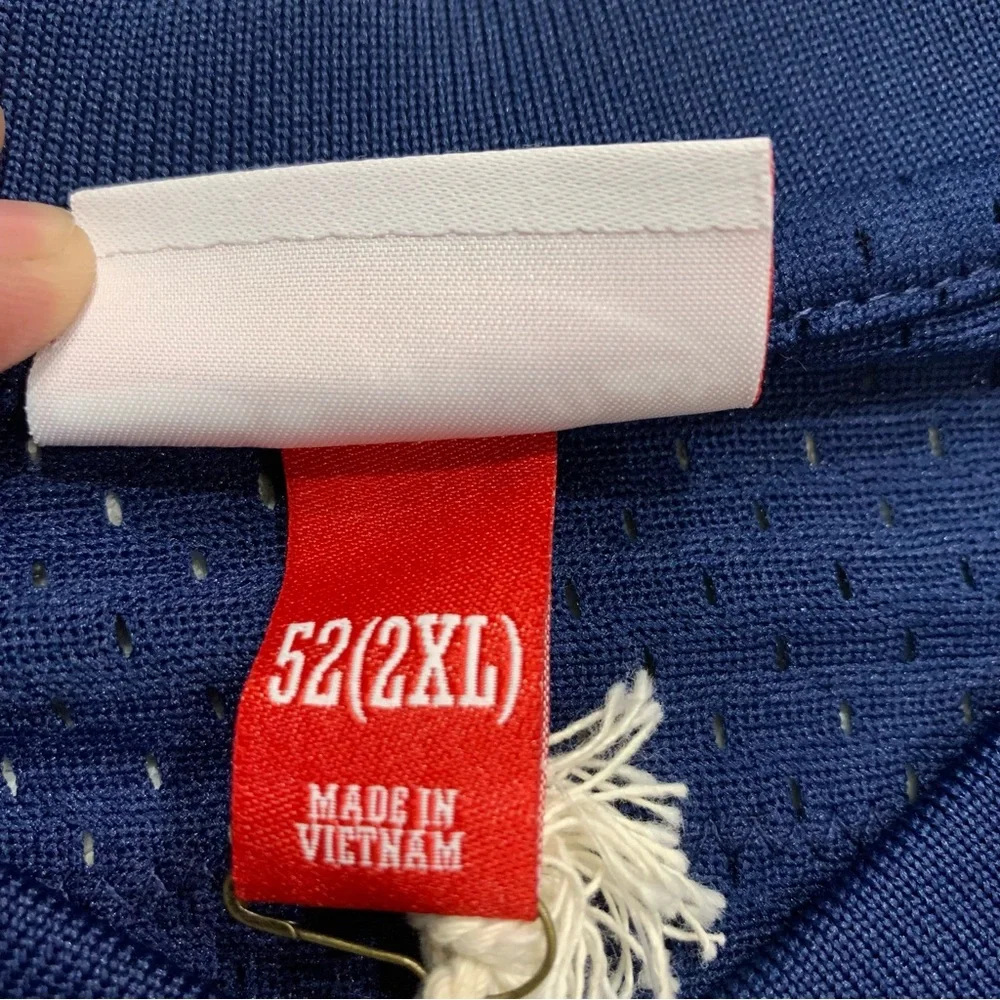 Mitchell & Ness 1980 Houston Astros Nolan Ryan Pullover Blue Jersey #34 2XL NEW - Picture 10 of 14